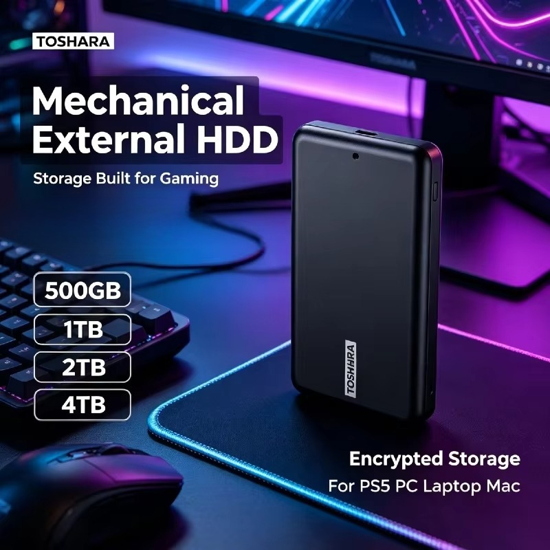 Ssd 500Gb - SSD Portátil TOSHARA A5 4TB 2TB