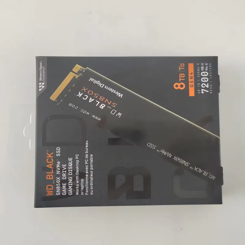 Nvme Ssd - Novo SSD NVMe WD_BLACK SN850X 8TB