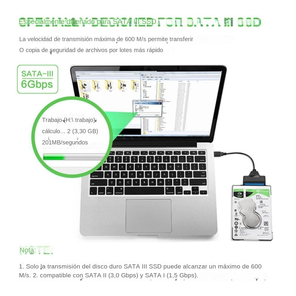 Cabo USB 3.0 SATA 3 de 30cm, A - External Ssd avaliação e preço