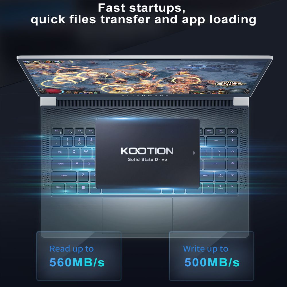 Disco Rígido SSD SATA KOOTION  - Ssd 500Gb avaliação e preço